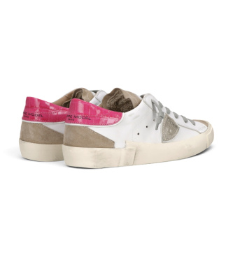 Philippe Model Sapatilhas de Pele Prsx Low branco