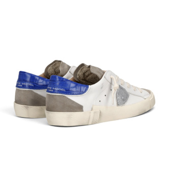 Philippe Model Tênis de Couro Prsx Low branco