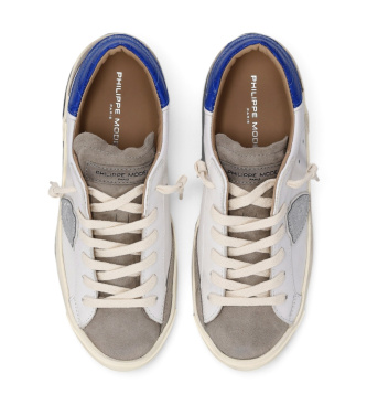 Philippe Model Tênis de Couro Prsx Low branco