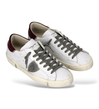 Philippe Model Prsx Low white leather sneakers
