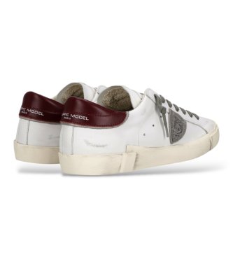 Philippe Model Prsx Low white leather sneakers