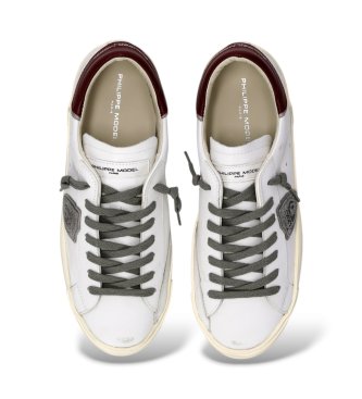 Philippe Model Prsx Low white leather sneakers