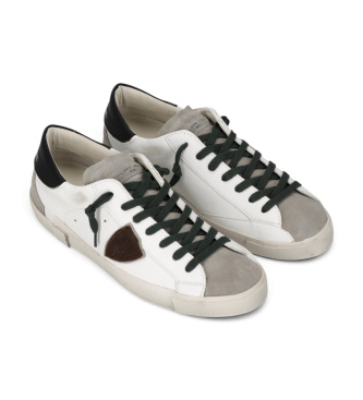 Philippe Model Baskets en Cuir Prsx Low blanc