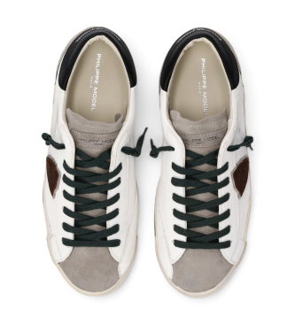 Philippe Model Baskets en Cuir Prsx Low blanc