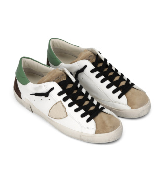 Philippe Model Baskets en Cuir Prsx Low blanc