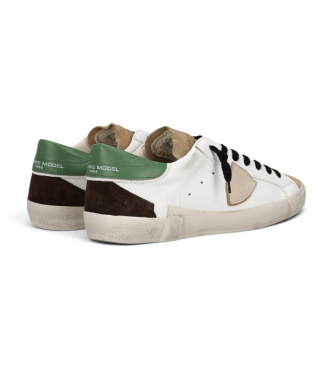 Philippe Model Baskets en Cuir Prsx Low blanc