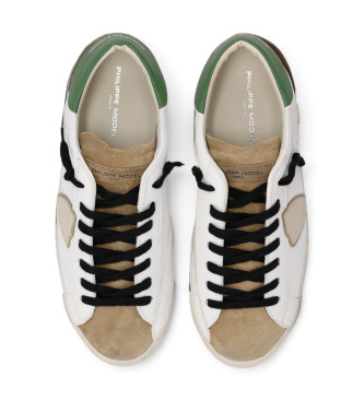 Philippe Model Baskets en Cuir Prsx Low blanc