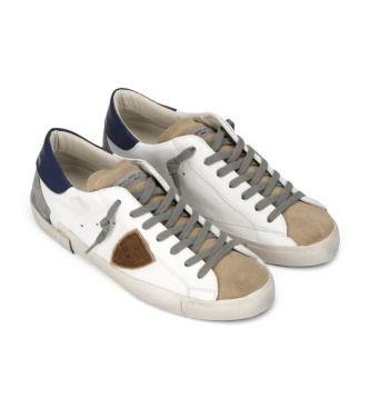 Philippe Model Baskets en Cuir Prsx Low blanc