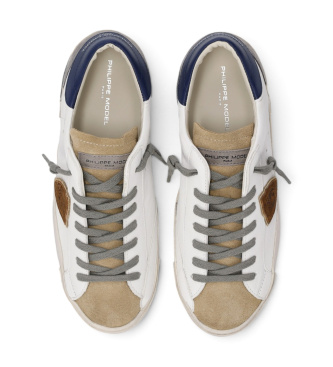 Philippe Model Baskets en Cuir Prsx Low blanc