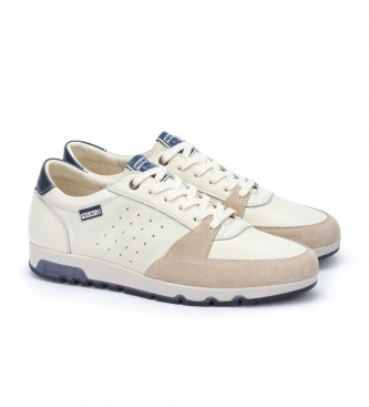Pikolinos Alarcon beige leather sneakers