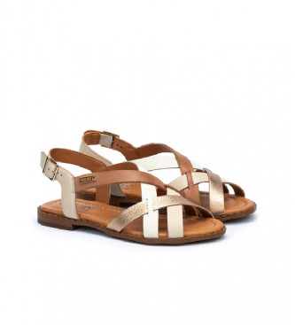 Pikolinos Algar beige Ledersandalen