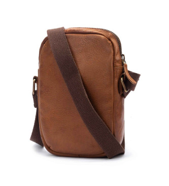 Pikolinos Brown Rioja leather shoulder bag