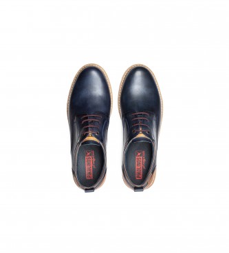 Pikolinos Berna leather shoes M8J-4183 blue