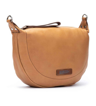Pikolinos Alcudia brown leather handbag