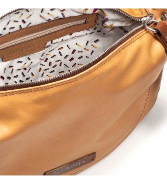 Pikolinos Alcudia brown leather handbag