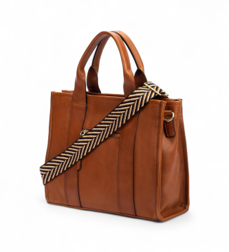 Pikolinos Alcudia braune Handtasche