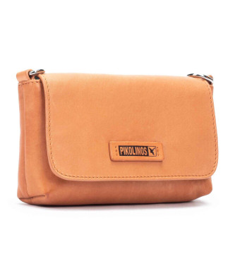 Pikolinos Anna orange leather shoulder bag