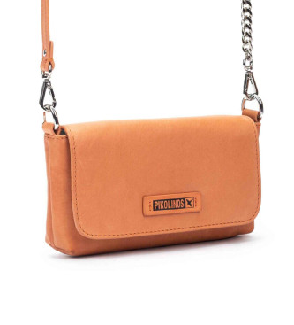 Pikolinos Anna orange leather shoulder bag