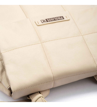 Pikolinos Alaior beige leather bag