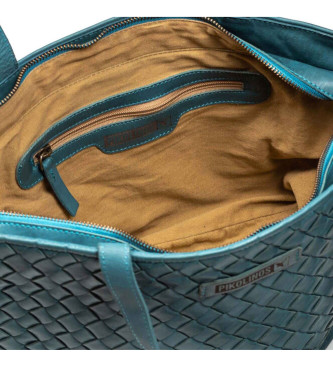 Pikolinos Faura blue leather bag