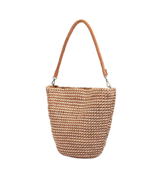 Pikolinos Sac en cuir beige Formentera