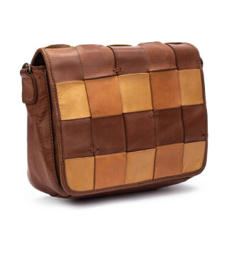 Pikolinos Menorca brown leather handbag
