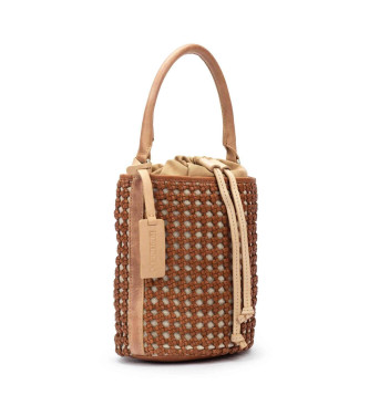 Pikolinos Brown Miramar leather handbag