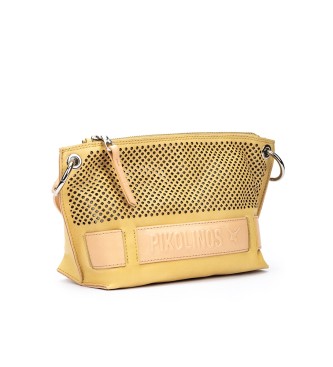 Pikolinos Alcudia yellow leather shoulder bag Alcudia yellow