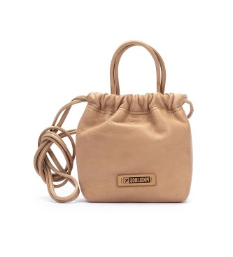 Pikolinos Sac en cuir taupe Mura