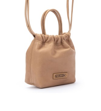 Pikolinos Sac en cuir taupe Mura