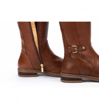 Pikolinos Alday camel leather boots