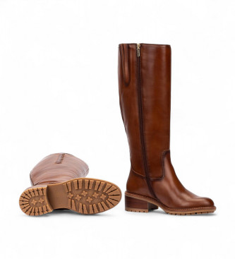 Pikolinos Botas de couro Medina castanhas