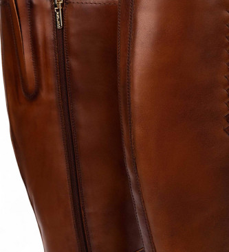 Pikolinos Botas de couro Medina castanhas