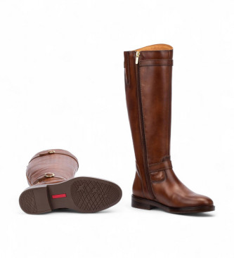 Pikolinos Botas de couro castanhas Puertollano