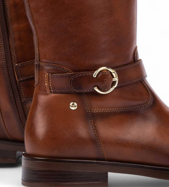 Pikolinos Botas de couro castanhas Puertollano