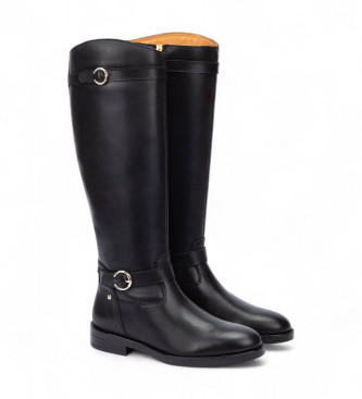 Pikolinos Botas de couro Puertollano preto
