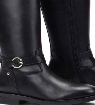 Pikolinos Botas de couro Puertollano preto