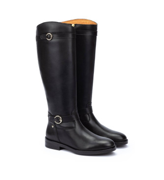 Pikolinos Botas de couro Puertollano preto
