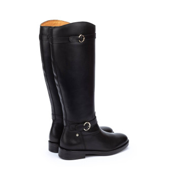 Pikolinos Botas de couro Puertollano preto