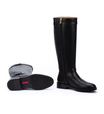Pikolinos Botas de couro Puertollano preto