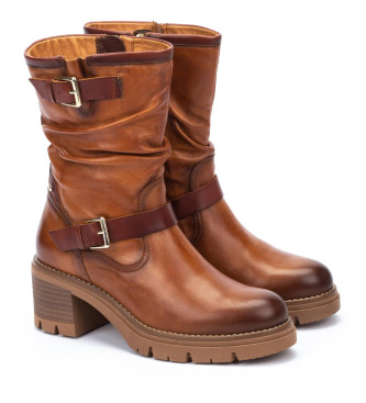 Pikolinos Bottes en cuir Soria marron