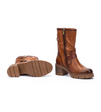 Pikolinos Bottes en cuir Soria marron