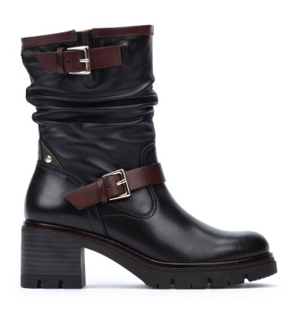 Pikolinos Bottes en cuir Soria noir