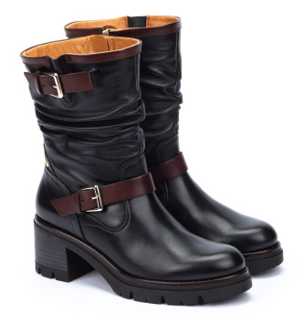 Pikolinos Leather boots Soria black