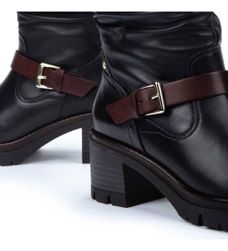 Pikolinos Bottes en cuir Soria noir