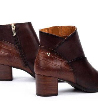 Pikolinos Stivaletti in pelle Calafat marrone scuro