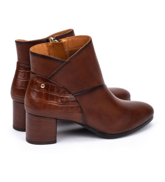 Pikolinos Calafat braune Lederstiefeletten