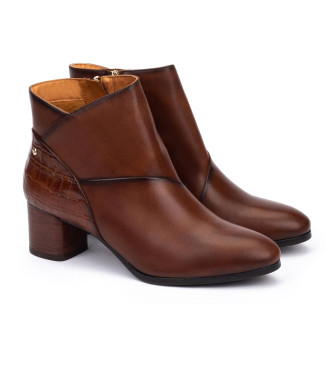 Pikolinos Bottines en cuir marron Calafat