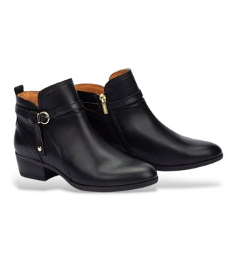 Pikolinos Daroca Leather Ankle Boots black