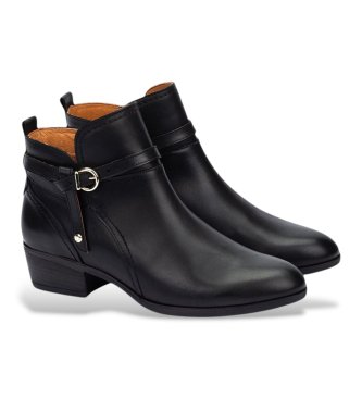 Pikolinos Daroca Leather Ankle Boots black